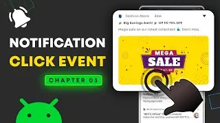 Android Notification Click Event - Open Activity From Notification - Action Button Click Event