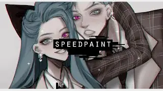 [speedpaint] Хэйли и Хэд снова в деле! Рисую своих OC'ов