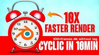 How to render animation 10x faster in blender cyclic 2k in 2 min | Increase your rendering speed.