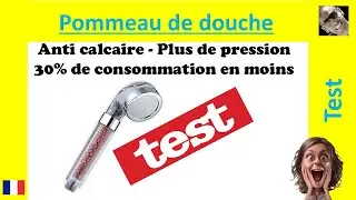 Test Pommeau douche économique a billes