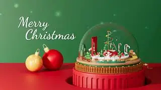 Merry Christmas Motion Graphic Design Video | Short Animation | Festive Ident