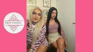 maquillando y transformando a mi mejor amigo en drag queen y hablando d su negocio, high school etc
