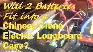 Can Two Batteries be Wired in Parallel in a Chinese Clone Longboard without Modifying the Case?