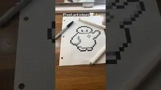 🤍Cute Pixel art ideas✨! 