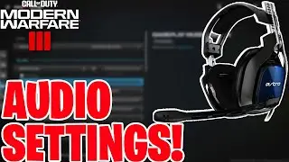 COD MW3 BEST AUDIO SETTINGS! MW3 AUDIO SETTINGS 2024