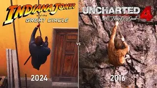 Indiana Jones and the Great Circle vs. Uncharted 4 – Details Comparison