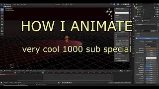HOW I ANIMATE WITH BLENDER GREASE PENCIL (2d with 3d elements)