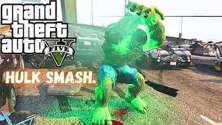 HULK SMASH IN GTA 5 !!