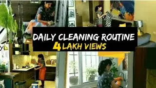 My Daily home Cleaning routine morning to night | Without maid how I manage my home | Hindi Vlog