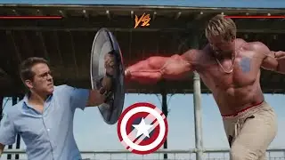 Captain America vs. Hulk Scene - FREE GUY | Healthbars