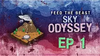 Ep1 Ферма емц на алмазах за 10 минут в Minecraft сборке от ftb Sky Odyssey