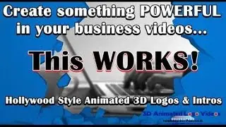 3D animated logo videos for your business