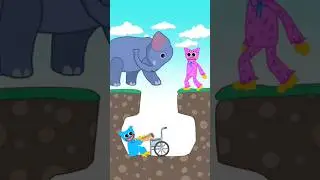 Huggy funny🤣 to aeroplane🐘#funny #viral #shorts