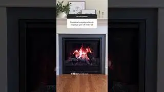 Do electric fireplaces give off heat? #electricfireplace #fireplace