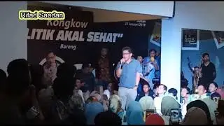 Viral Rocky gerung Kongkow politik akal segat di cafe tiga roda medan