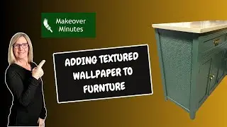 Revamp Your Furniture: Applying Textured Wallpaper