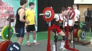Чемпионат и первенство по пауэрлифтингу ХМАО-Югра 2014 г. г.Когалым Девушки и Женщины (приседание)