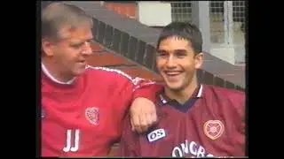 Mcswegan & Juanjo sign for Hearts - 1998