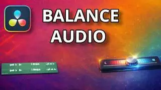 How to balance left and right audio traks