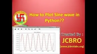 How to plot graph and generate Sine wave in Python?