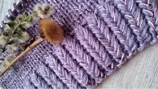 Ах как хотелось раньше узнать про этот способ вязания резинки❤️🧶.Knitting pattern.