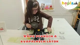 Váha pevných a kvapalných látok | Matematické zručnosti | Edukačné hračky #hracky #predeti #deti
