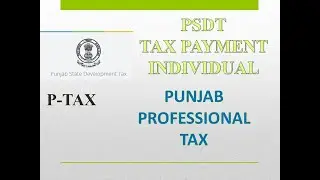 HOW TO PAY PSDT,HOW TO PAY PUNJAB PROFESSIONAL TAX,PSDT TAX PAYMENT INDIVIDUAL 🔔🔔🔔🔔