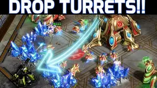 Drop Turrets! Asur [UED] vs Kiwian [APL] - How to Save your Mineral Line
