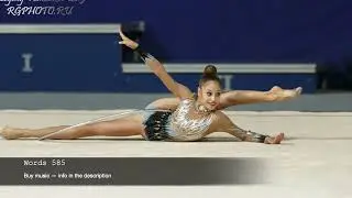 Music with words for rhythmic gymnastics (words 585)