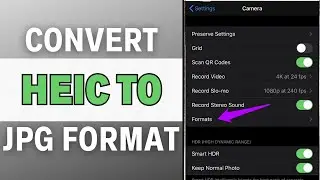 How to Con­vert HEIC to JPG on iPhone