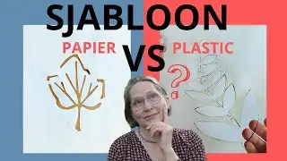 Stencil making as a DIY creative. After this video, you will know: paper or plastic.