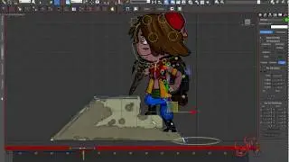 3D Cutout animation with 3Ds max