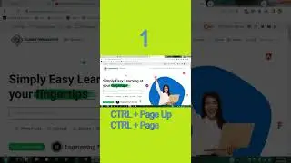 How to Switch Tabs in Chrome and Edge with This Shortcut #chrome  #edge #firefox  #eclipse #shorts