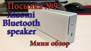 Xiaomi speaker NDZ-03-GB Обзор и звучание. Посылка №9.