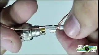 How to make: BNC male spring plus screw