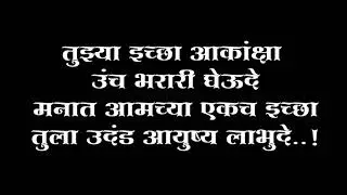 Black screen text Animation