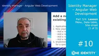 Identity Manager | Angular Web Development #10 | Modifying the Standard Web Portal #4