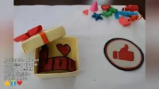 Babalar Günü hediye kartı | Seni Seviyorum 💓 Sürpriz Kartı Yapımı |  LOVE SURPRISE GIFT BOX 🎁