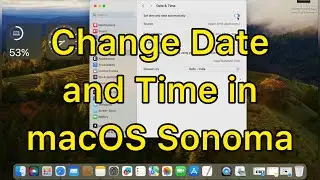 How to Change Date and Time on MacBook | macOS Sonoma