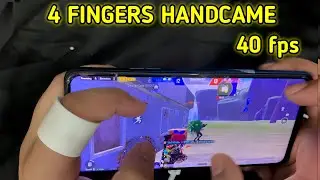 40 fps! best HANDCAM 🔥4 fingers + gyro |Tecno pova 2 Pubg mobile Low device#pubgmobile