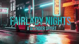 Cyberpunk Car Cinematic (Blender Animation)