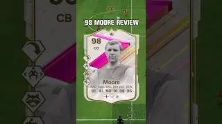 98 Moore Review in EA Sports FC 24 #shorts #short #fc24 #eafc24 #futties #bobbymoore #fifa #fut