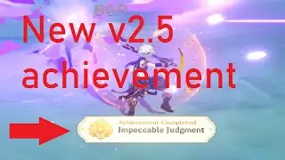 Impeccable Judgment achievement v2.5 [Genshin Impact Hoyoverse]