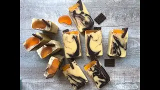 Мыло с нуля шоколад и апельсин