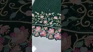 D-3624 Georgotte Sequence Embroidery Designer Suit | Fashion Hub Wholesale FH
