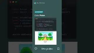 👉👉color picker Javascript 