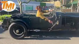 Jason Momoa Keeping It Classic On The Streets of West Hollywood