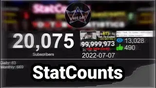 @StatCounts from 0 to 20,000 Subscribers (History)