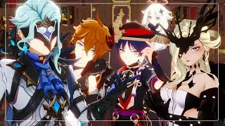 【原神:Genshin Impact MMD／4K／60FPS】Oratrice Mecanique D'analyse Cardinale『Fatui Harbingers』