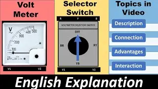 3 Phase Voltmeter Selector Switch Connection Tutorial | Step-by-Step Guide